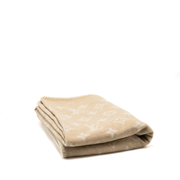 Louis Vuitton Giant Monogram Blanket Wool/Cashmere Beige