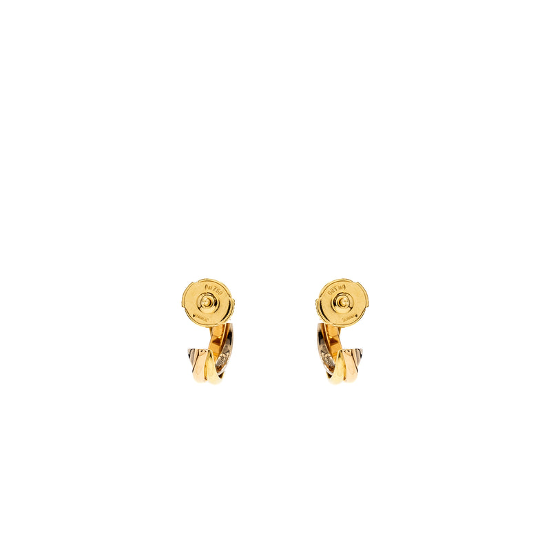 Cartier Trinity Earrings White Gold / Rose Gold/ Yellow Gold