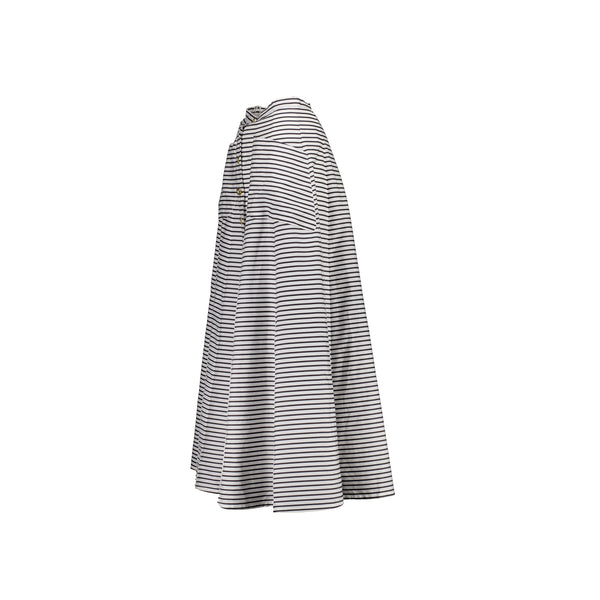 Chanel size 34 22S Long skirt cotton grey/black