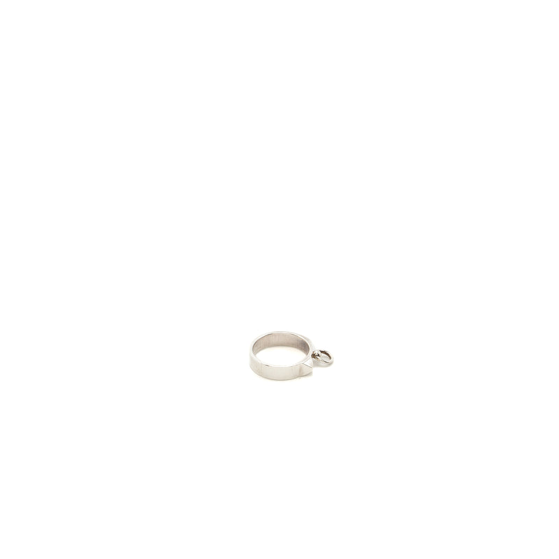Hermes size 55 collier de Chien ring, small model silver