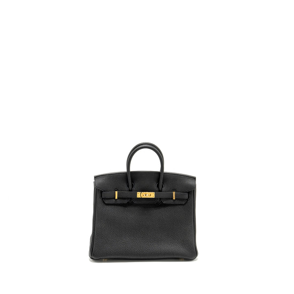 Hermes Birkin 25 Togo Black GHW Stamp Z