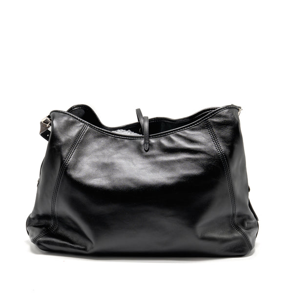 Louis Vuitton Carryall Vibe MM Lambskin/Monogram Canvas Black SHW