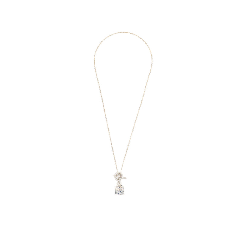 HERMES Amulettes Birkin Pendant Sterling Silver