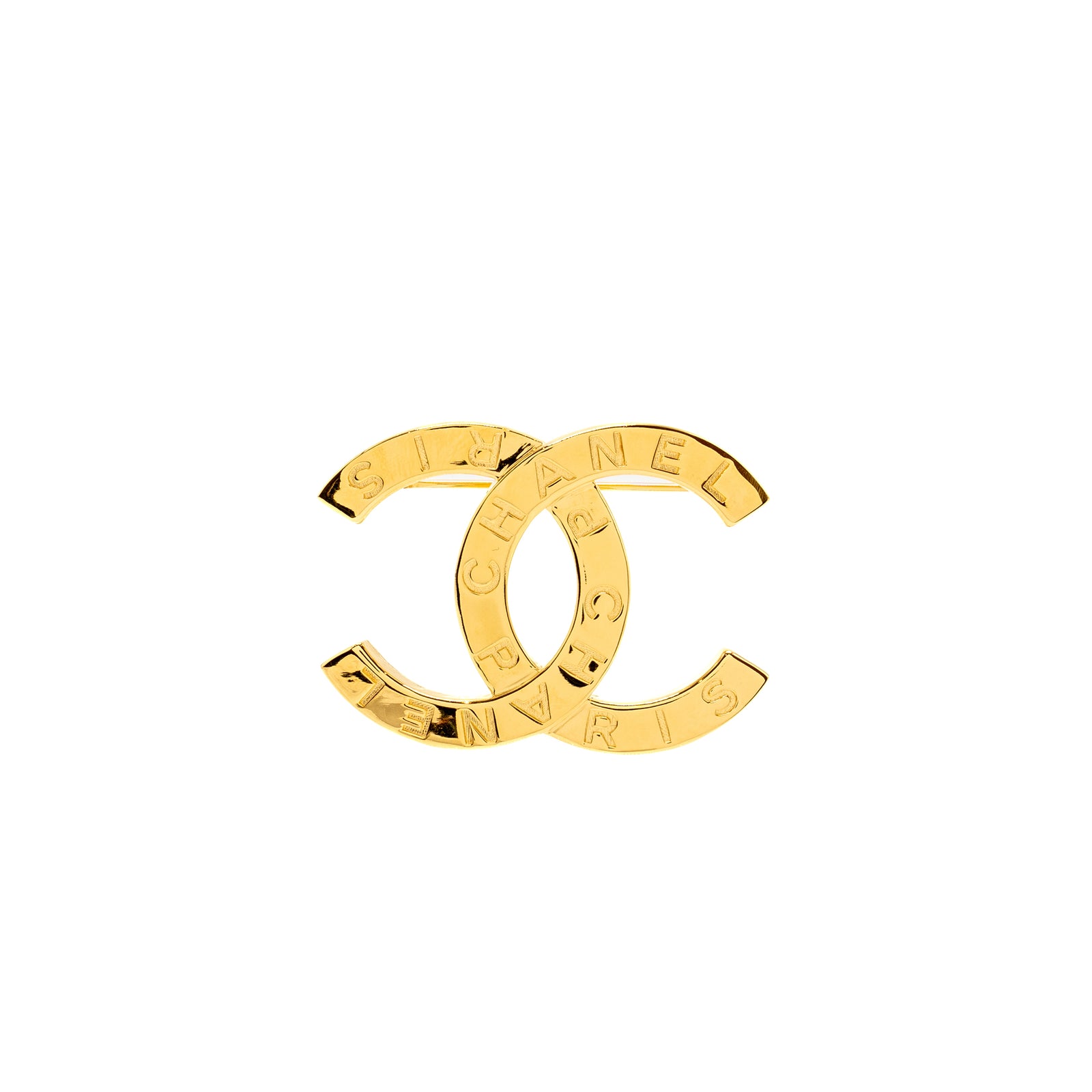 CHANEL CCロゴ18k ゴールド Chanel CC logo chanel letter brooch gold tone