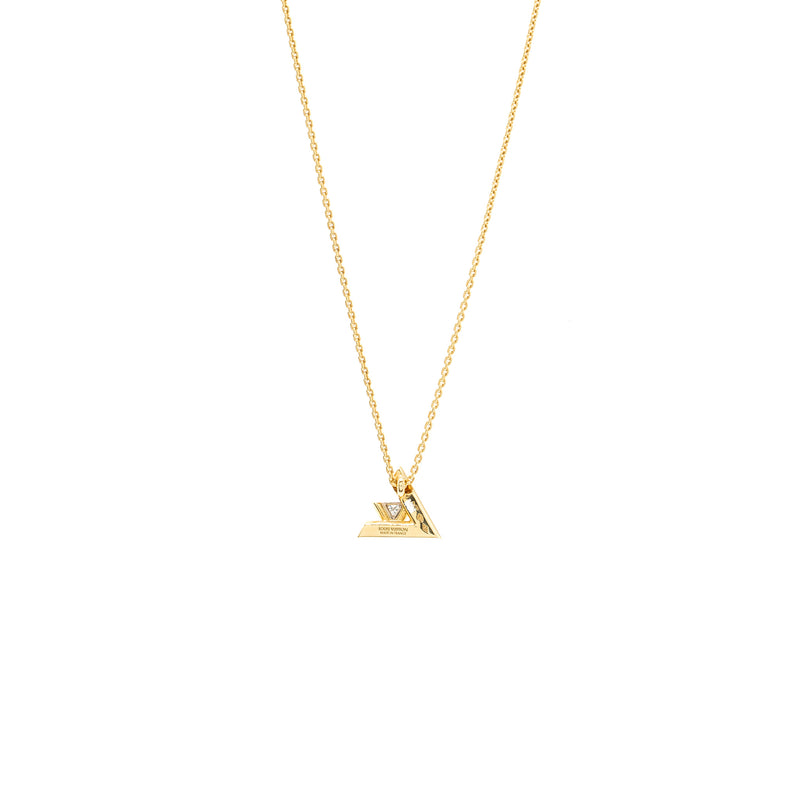 Louis Vuitton LV Volt One Small Pendant Yellow Gold/Diamond