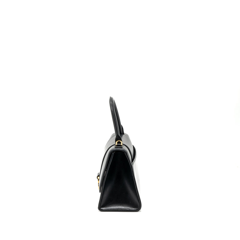 Balenciaga small Hourglass bag calfskin black GHW