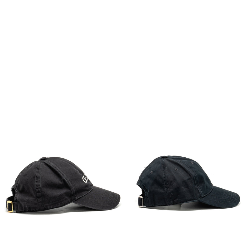 Celine Size S Triomphe and Letter Logo Baseball Cap Black (Sell in Set)