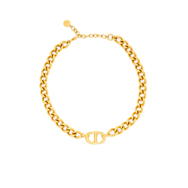 Dior CD Necklace/Chocker Gold Tone