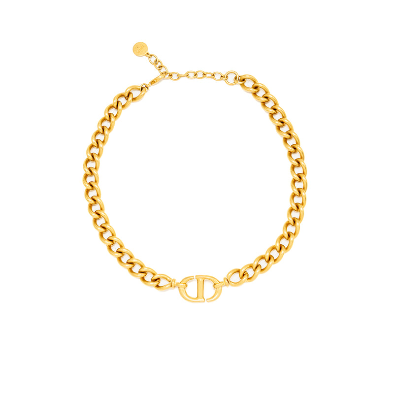 Dior CD Necklace/Chocker Gold Tone