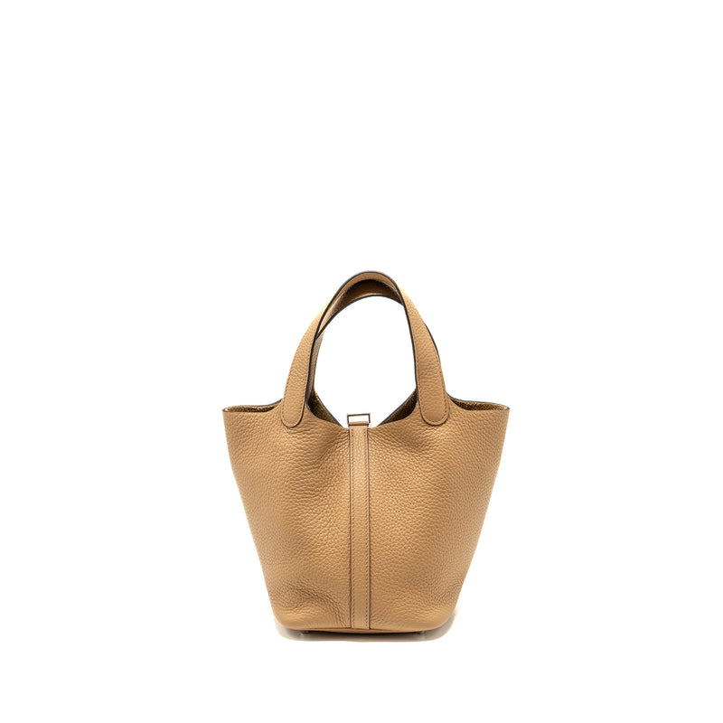 Hermes Picotin 18 Lock Bag Clemence Chai SHW Stamp U