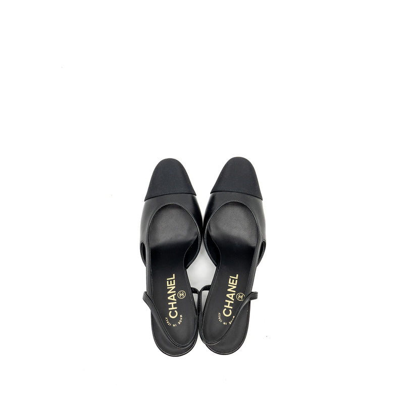 Chanel Size 37 SlingBack Black