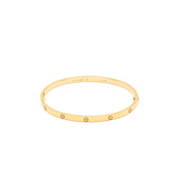 Cartier Size 18 Love Bracelet Small Model, Rose Gold