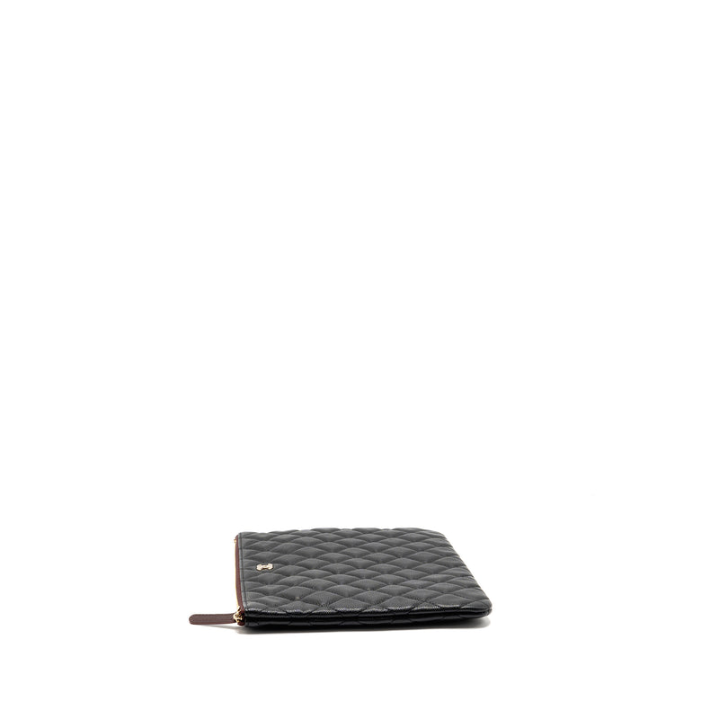 Chanel Classic O-Case Pouch/Clutch Caviar Black GHW