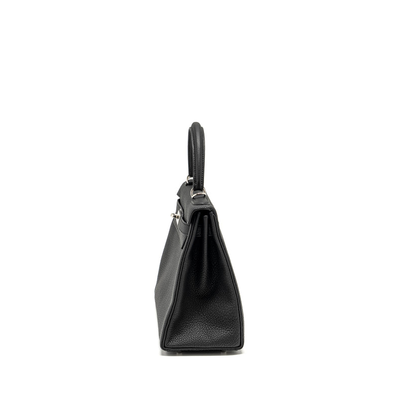 Hermes Kelly 28 Togo Black SHW Stamp W
