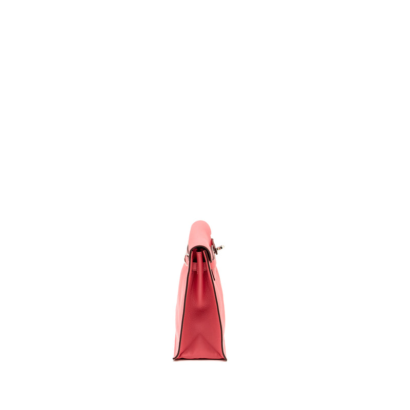 Hermes Kelly Danse Evercolor 8W Rose Azalee SHW Stamp D