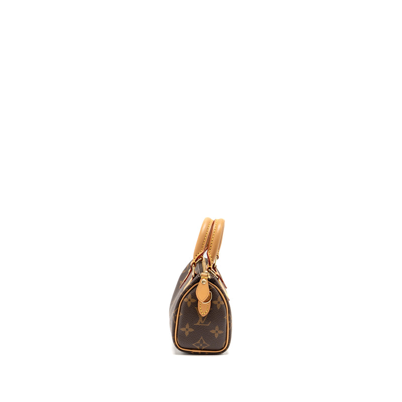 Louis Vuitton Nano Speedy Monogram Canvas GHW