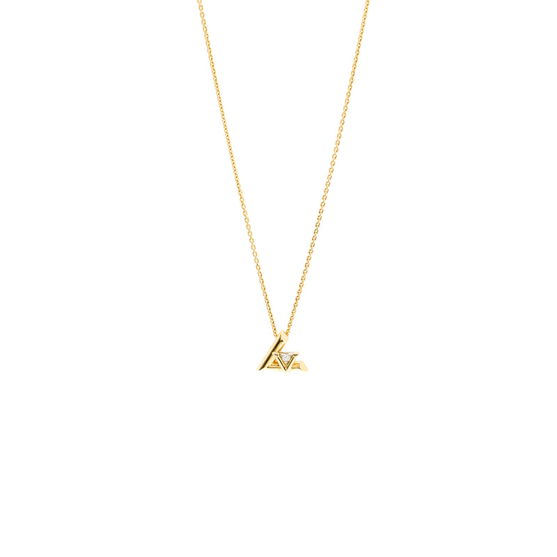 Louis Vuitton LV Volt One Small Pendant Yellow Gold/Diamond
