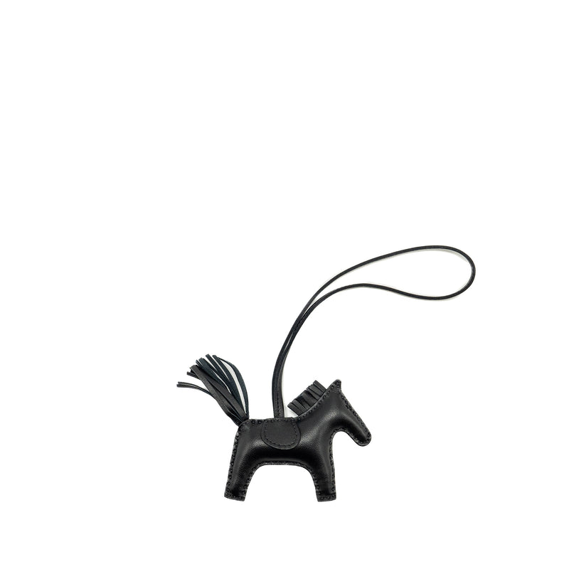 Hermes Rodeo PM Bag Charm So Black Stamp Z