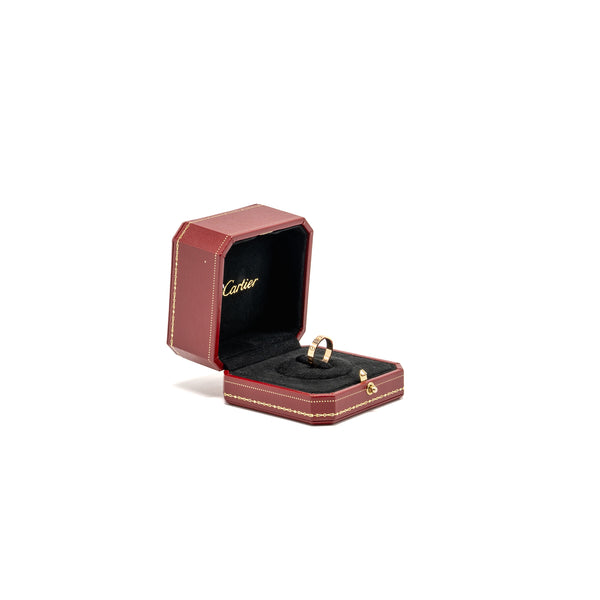 Cartier Size 49 Love Ring Small Model Rose Gold