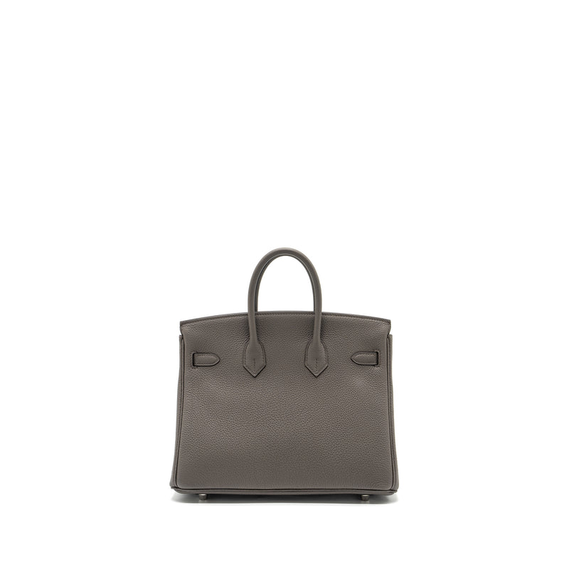 Hermes Birkin 25 Togo Gris Etain shw Stamp Y
