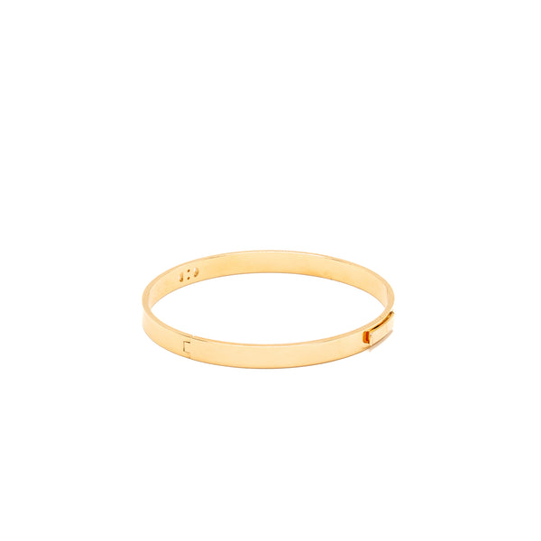 Hermes Size SH H d’Ancre Bracelet, Small Model, Rose Gold/Diamonds