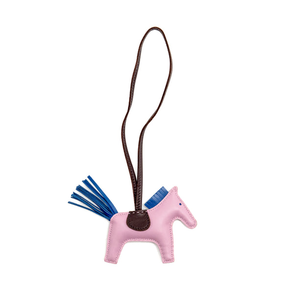 HERMES Rodeo PM Bag Charm Mauve Sylve/ Blue France/ Rouge Sellier Stamp Z