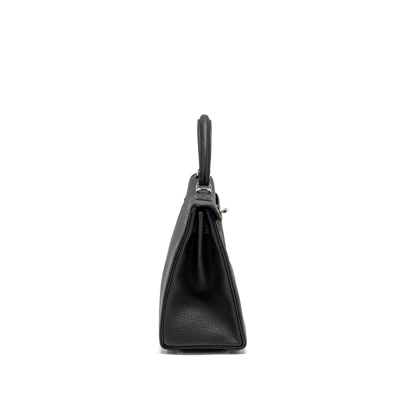 Hermes Kelly 28 Togo Black SHW Stamp W
