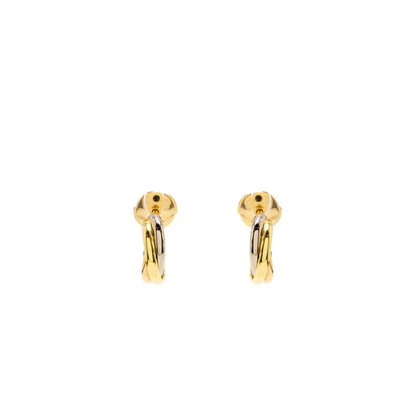 Cartier Trinity Earrings White Gold / Rose Gold/ Yellow Gold