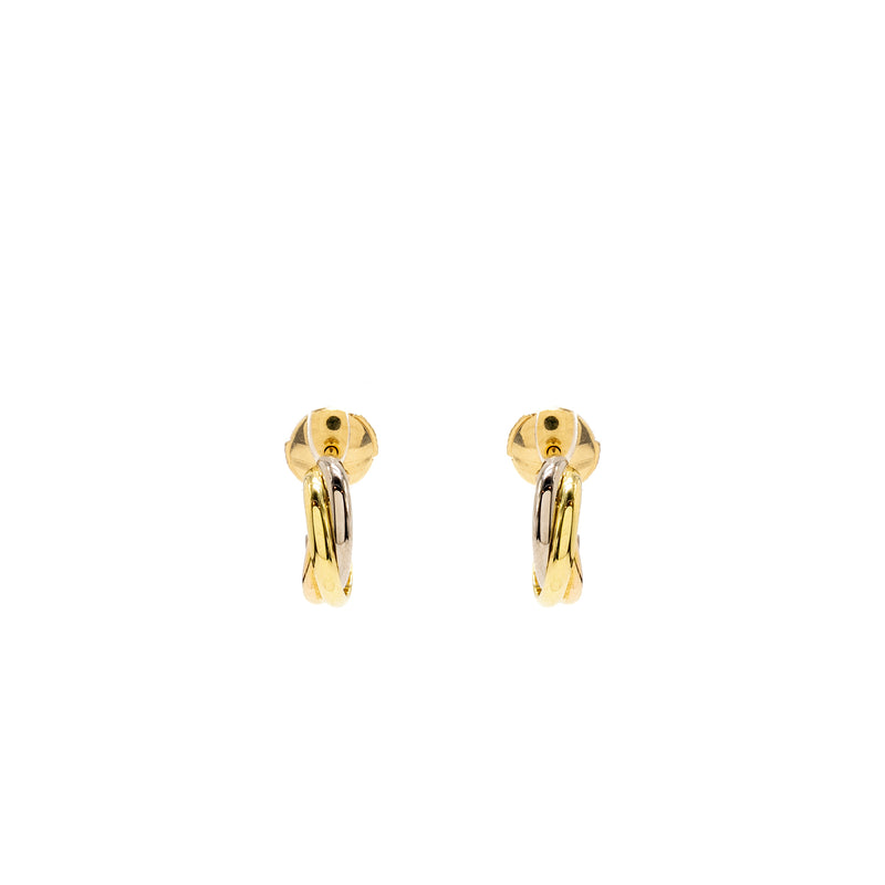 Cartier Trinity Earrings White Gold / Rose Gold/ Yellow Gold