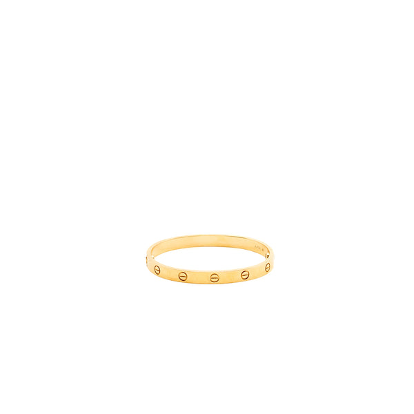 Cartier Size 17 Love Bracelet Rose Gold