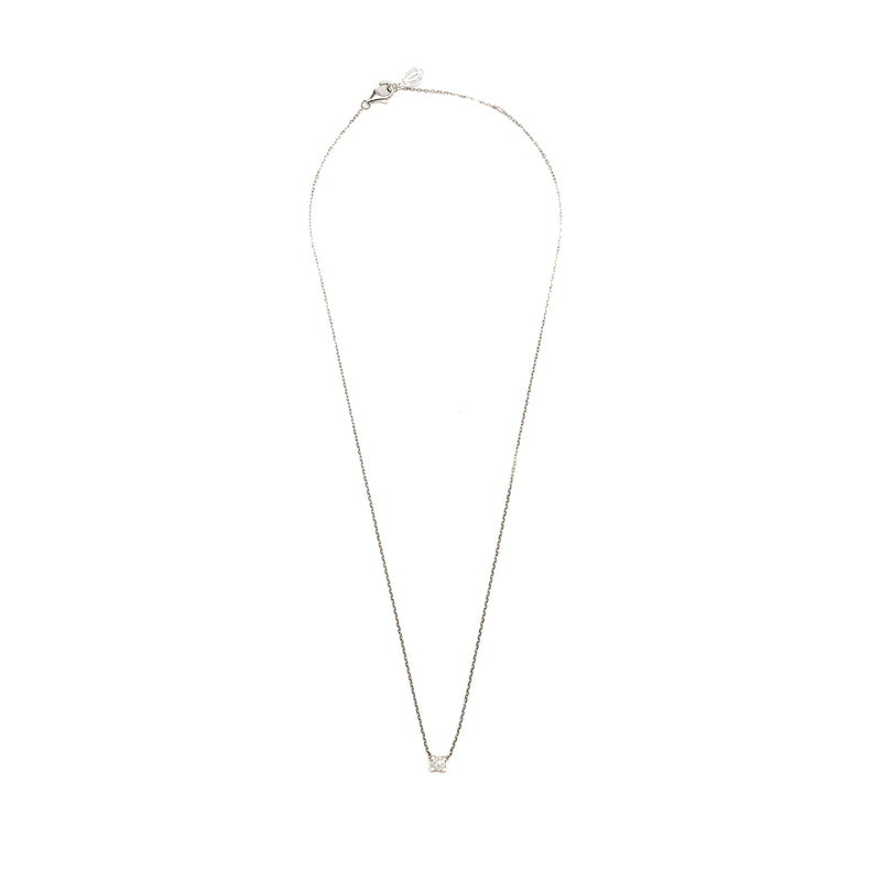 Cartier C De Necklace White Gold, 0.19Ct E Colour VVS1 Diamond