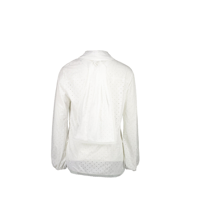 Chanel size 34 23S blouse shirt cotton white