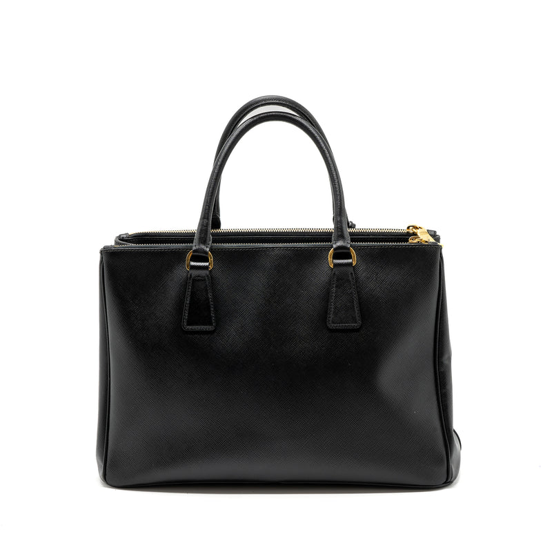 Prada Galleria Saffiano Tote Bag Calfskin Black GHW