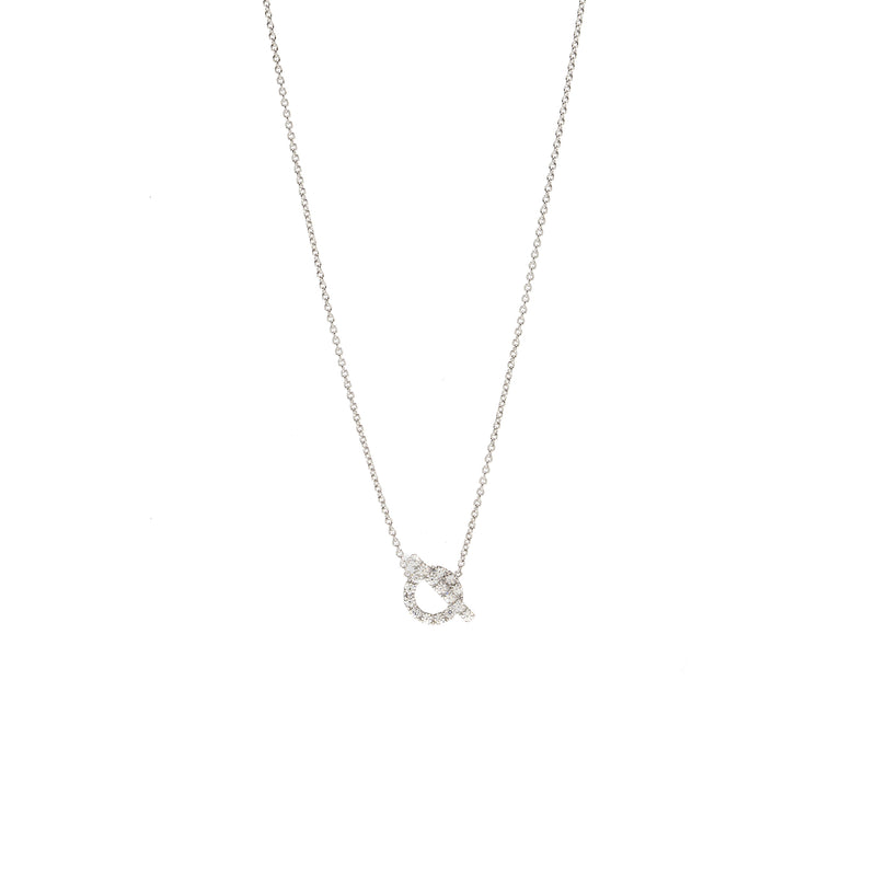 Hermes Finesse Pendant White Gold, Diamonds