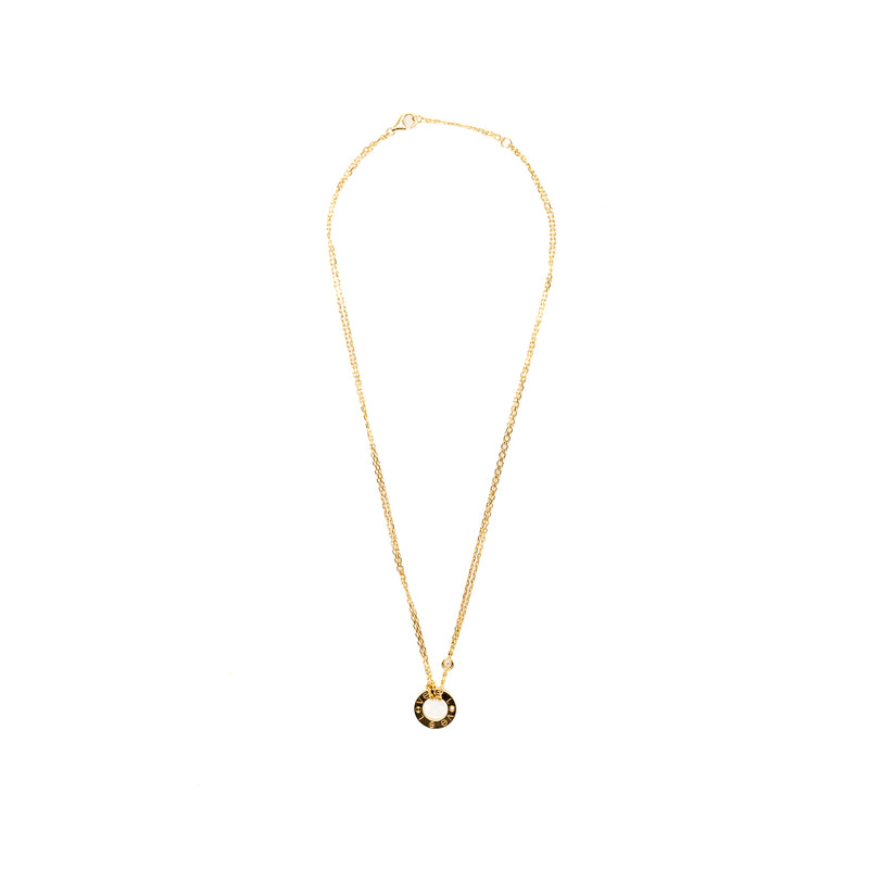 CARTIER Love Necklace Yellow Gold, 2 Diamonds