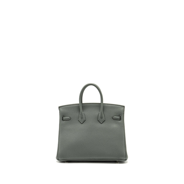 Hermes Birkin 25 Togo Vert Amande SHW stamp B
