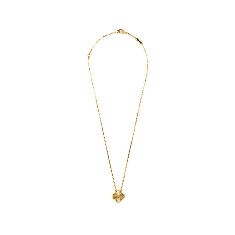 Van Cleef and Arpels Vintage Alhambra Pendant Yellow Gold