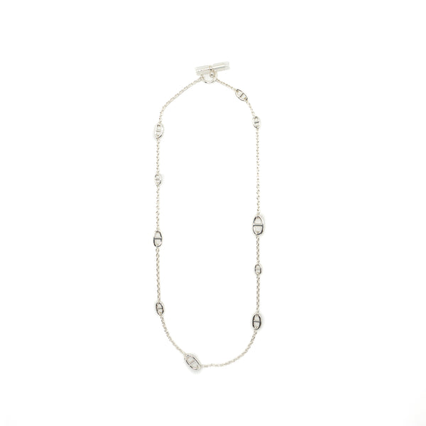 Hermes 80cm farandole long necklace 925 sterling silver