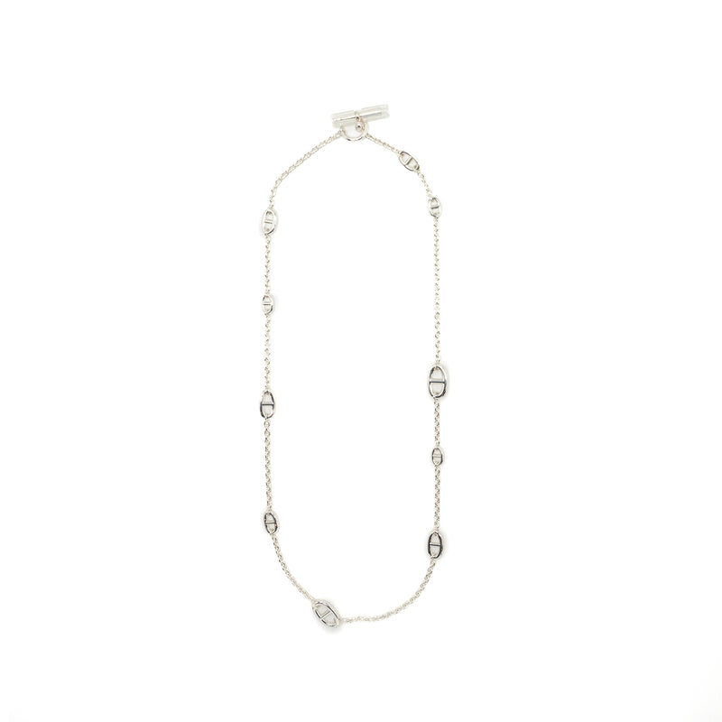 Hermes 80cm farandole long necklace 925 sterling silver