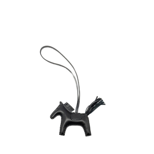 Hermes Rodeo PM Bag Charm So Black Stamp Z