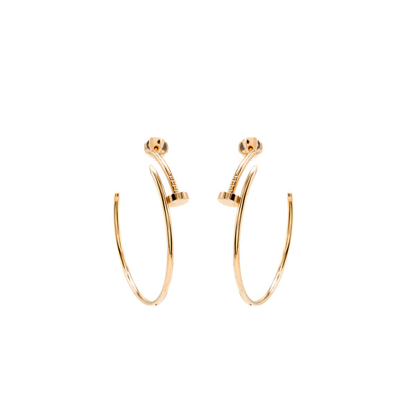 Cartier Juste Un Clou Hoop Earrings, Large Model, Rose Gold