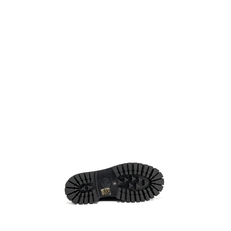 Gucci size 38 Jordan loafer calfskin black GHW
