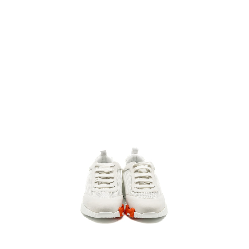 Hermes size 37.5 Bouncing Sneakers multicolour blanc / orange / purple