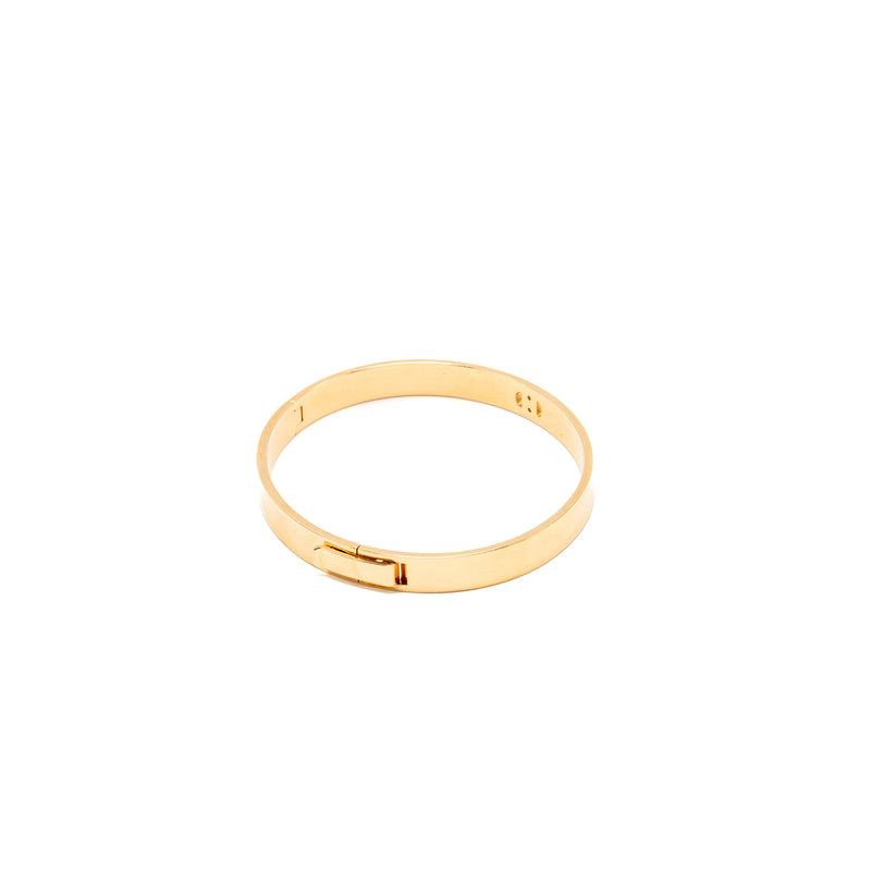Hermes Size SH H d’Ancre Bracelet, Small Model, Rose Gold/Diamonds