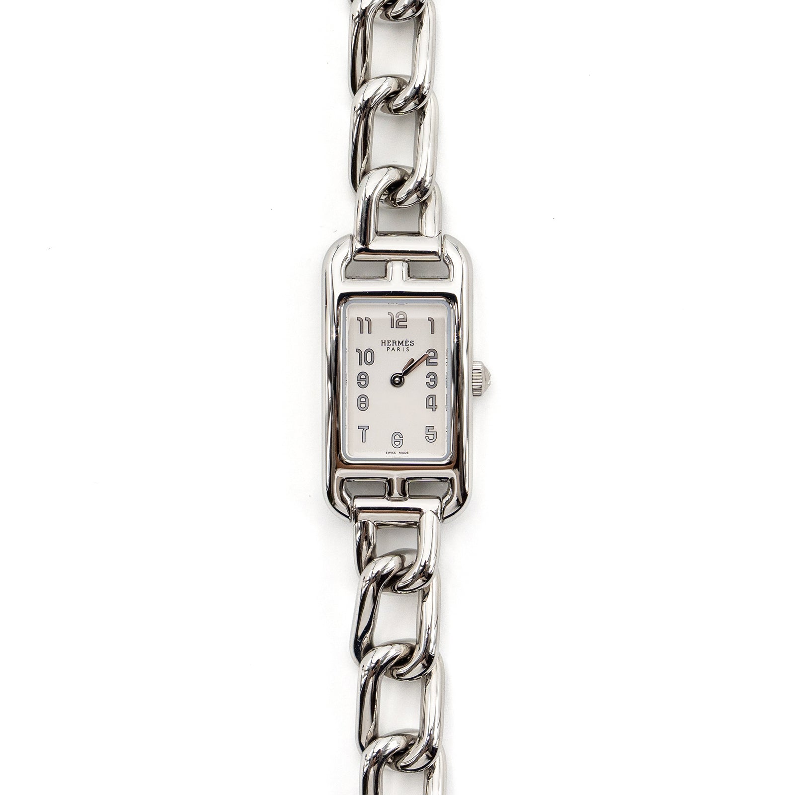 Hermes Nantucket watch small model, 29mm stainless steel  display picture 3