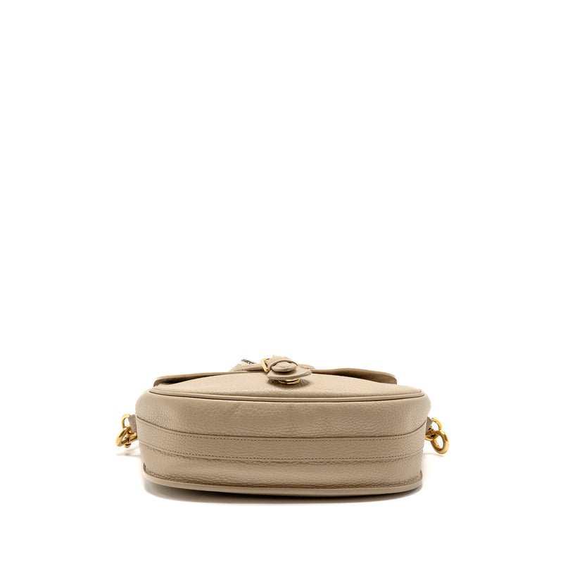 Dior Large Bobby Bag Grained Calfskin Beige GHW