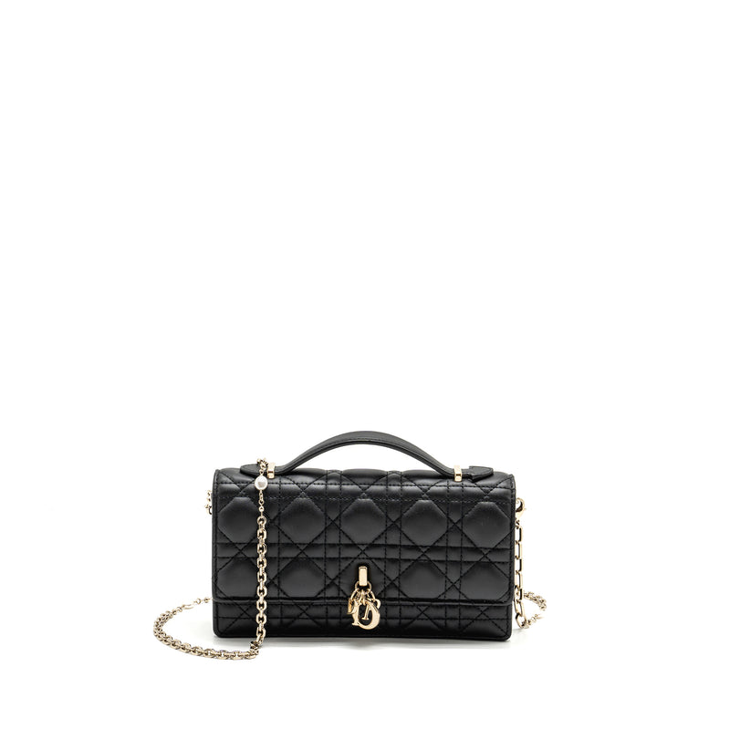 Dior My Dior Mini Bag Cannage Lambskin Black LGHW