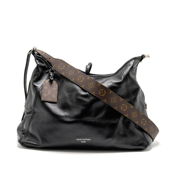 Louis Vuitton Carryall Vibe MM Lambskin/Monogram Canvas Black SHW