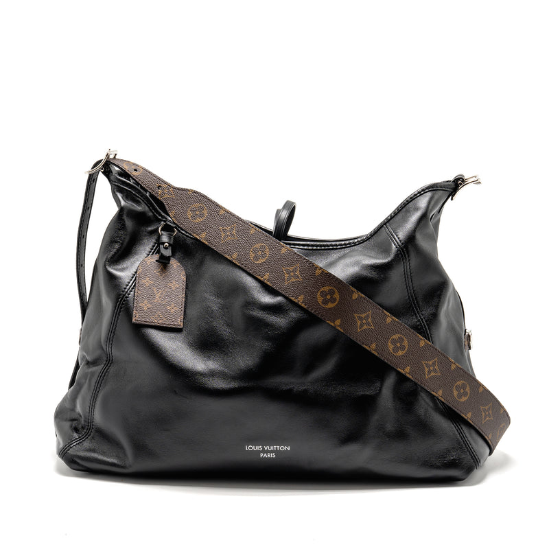 Louis Vuitton Carryall Vibe MM Lambskin/Monogram Canvas Black SHW
