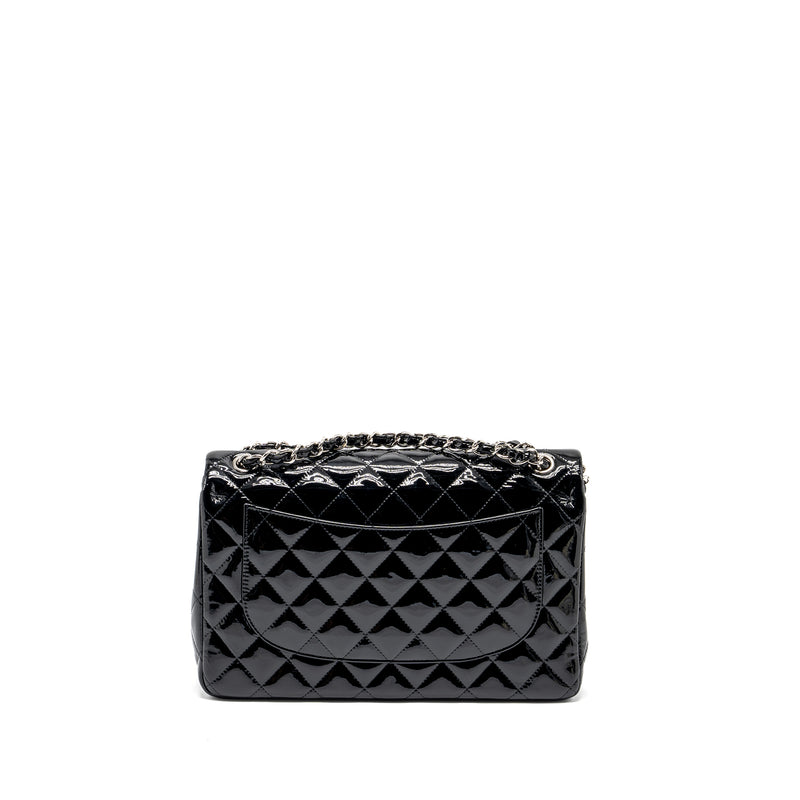 Chanel Jumbo Classic Double Flap Bag Patent Black SHW